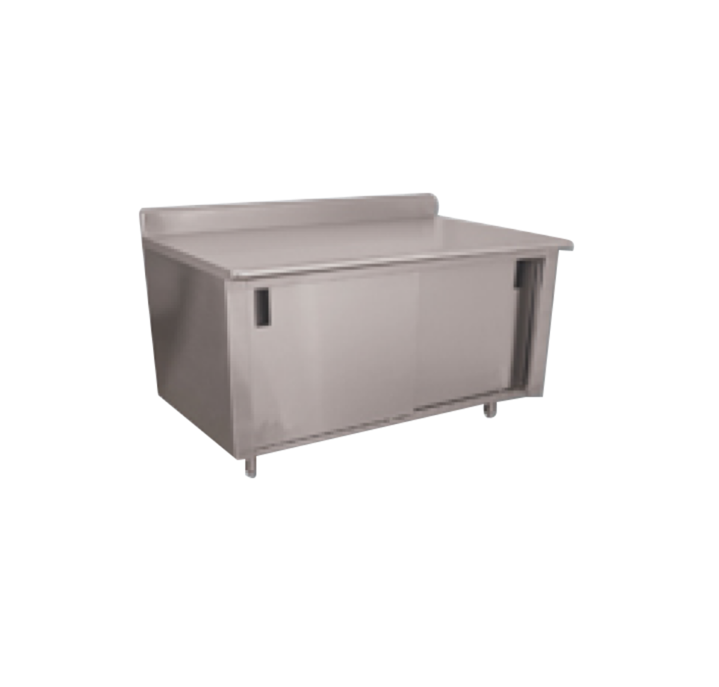 Cabinet Sliding Doors W/ Backsplash