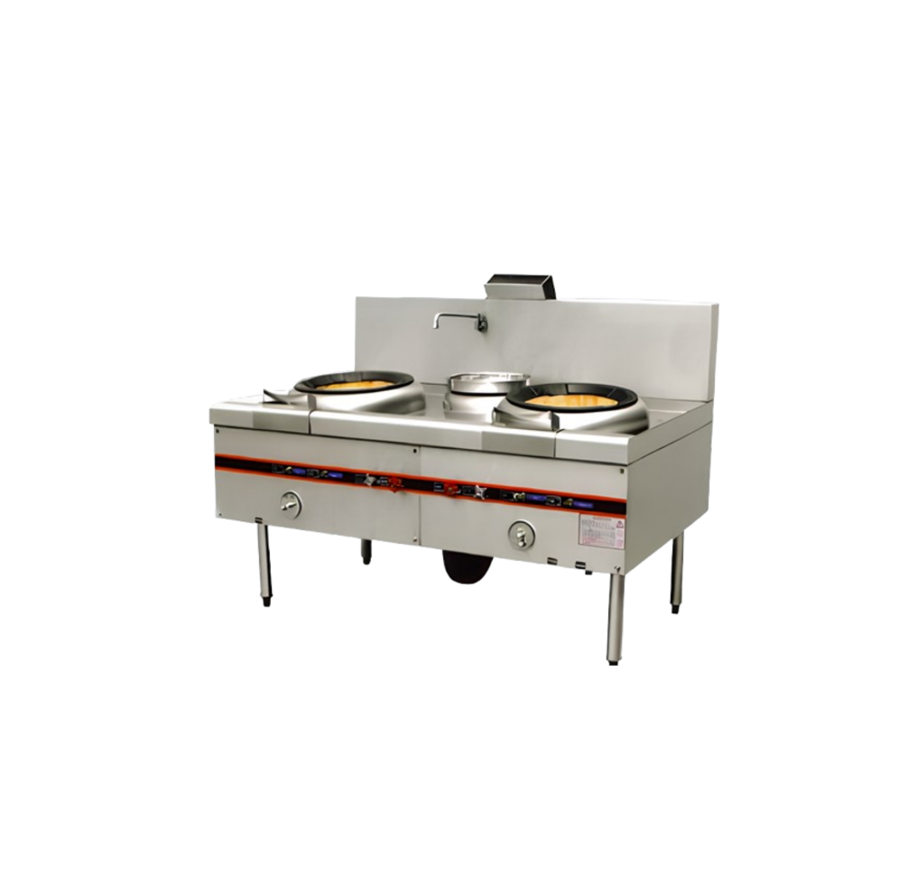 Gas Kwali Range 2 Burner W/ Blower W/ 1 Soup Ring