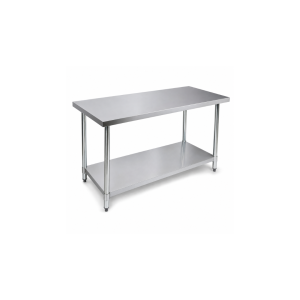 WORK TABLE W UNDERSHELF