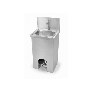 HAND SINK WITH PEDAL FAUCET